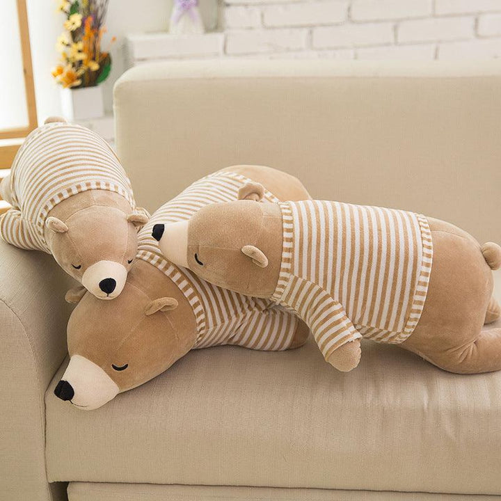 4 Styles Cute Cartoon Plush Polar Bear Doll PP Cotton Filling Home Decor Child Plush Toys - MRSLM