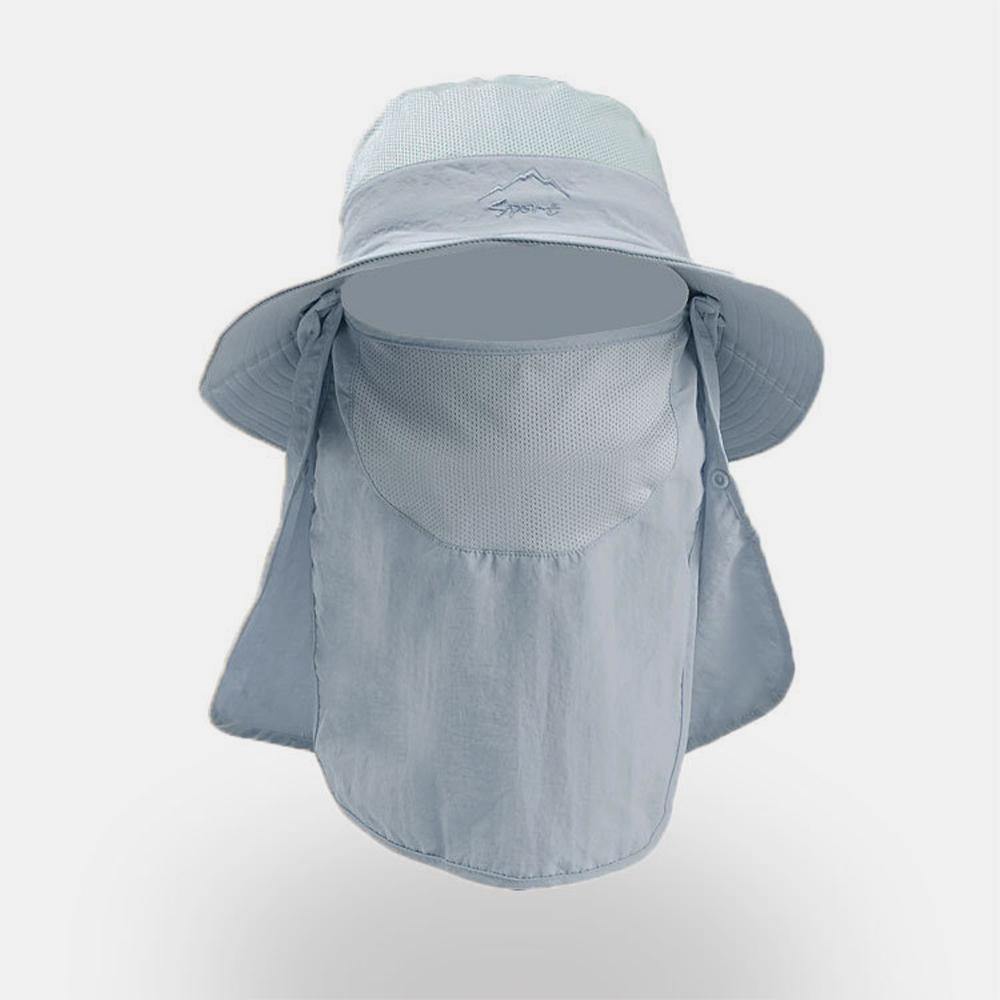 Removable Outdoor Quick-drying Sunscreen Waterproof Fisherman Hat Breathable Bucket Hat - MRSLM