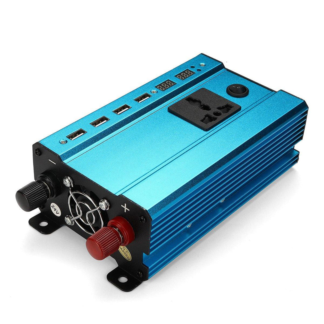 1000W/500W 4USB Interface Solar Power Inverter 12V/24V DC to 220V AC Converter Charger