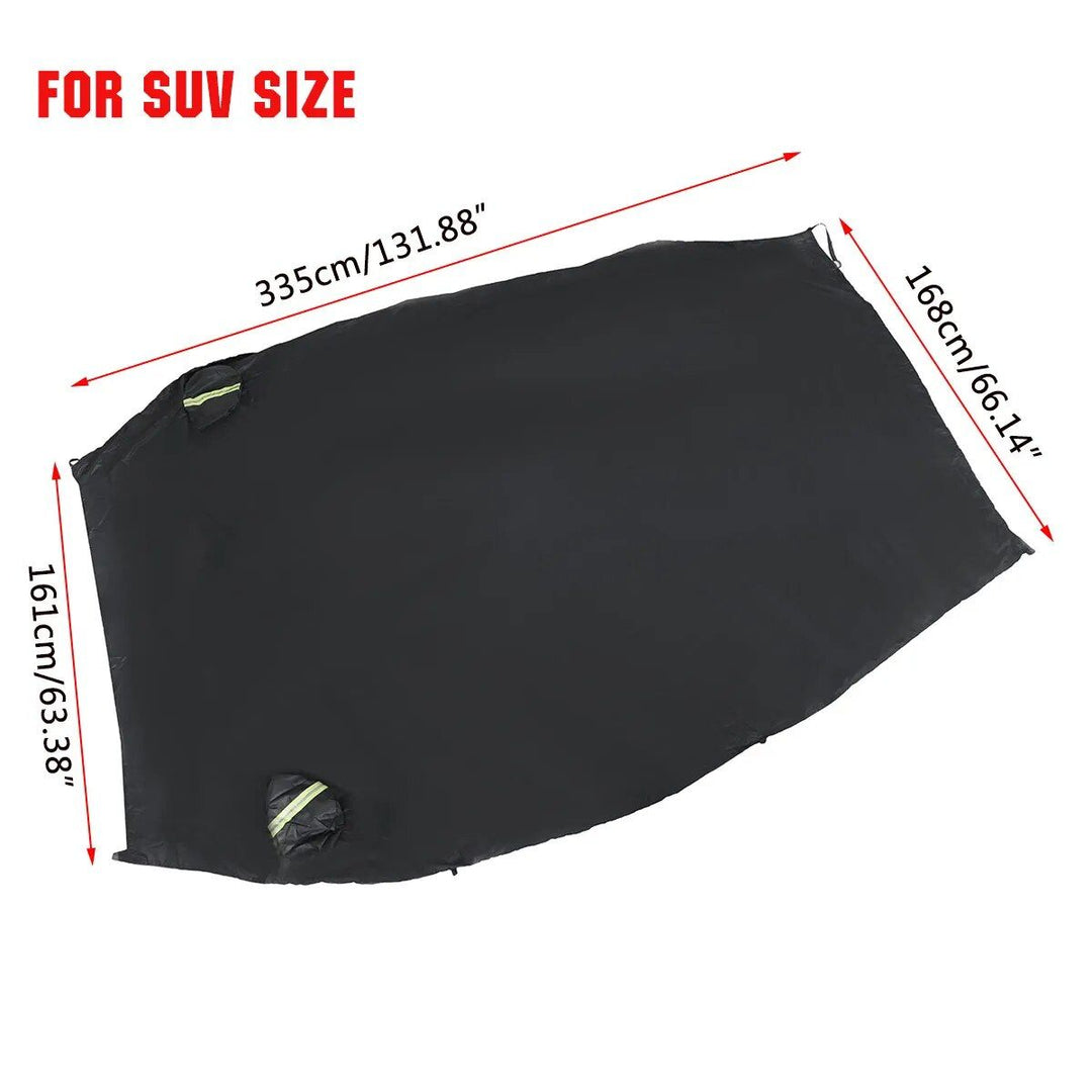 Universal Half Car Cover - Waterproof, UV & Dust Resistant Vehicle Protector