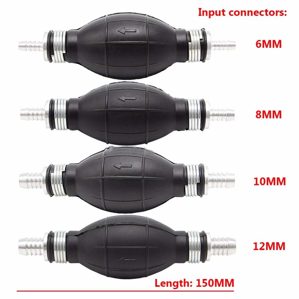 Fuel Line Pump Primer Bulb Hand Primer Gas Petrol Pumps Rubber And Aluminum Pump