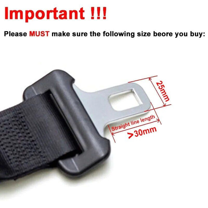 Universal 24.5mm Safety Seat Belt Extender