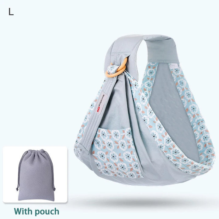 Breathable Baby Wrap Carrier: Dual-Use Sling & Nursing Cover