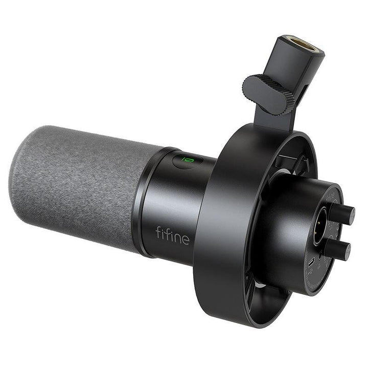 Dynamic USB/XLR Microphone with Shock Mount and Volume Control