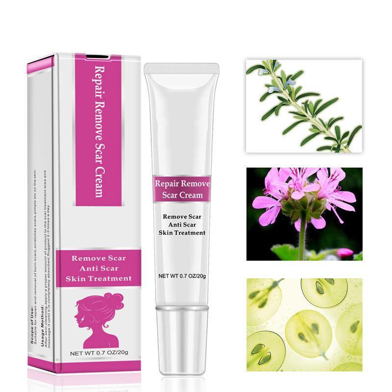 RtopR Facial Body Scar Removal Cream Repair Skin Weaken Marks Eliminate Pimple Promote Horny Layer Updating