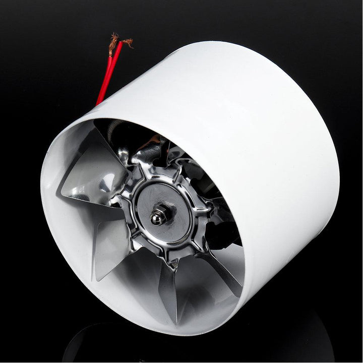 4Inch 100mm Inline Duct Fan Booster 25W Exhaust Blower Air Cooling Vent 140m3/h Ventilation Fan