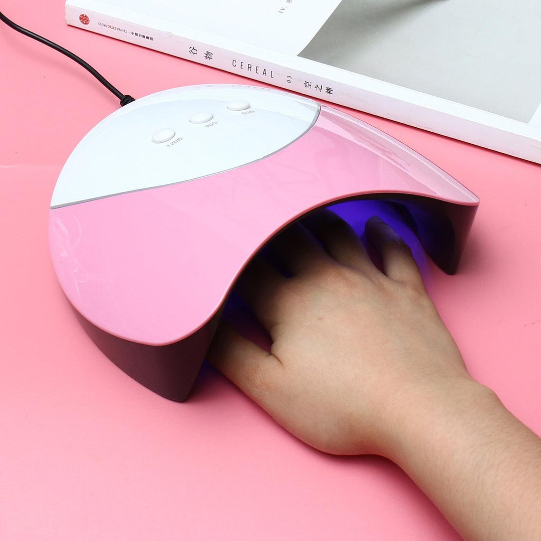 36W Nail Lamp UV LED Lamp Nail Dryer for Curing UV Gel LED Gel Nails Machine 60s 120s Timer USB Power Cord Nail Art Tools