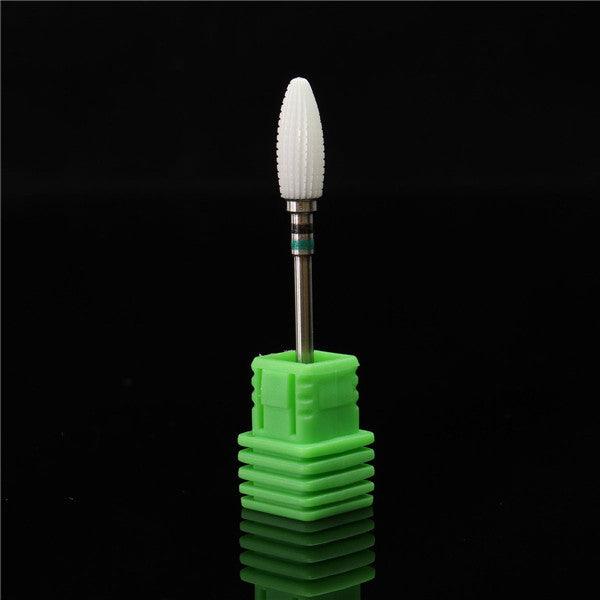 3/32" Ceramic Nail Drill Bit Pedicure Manicure Tool Sanding File Polish Gel Remover