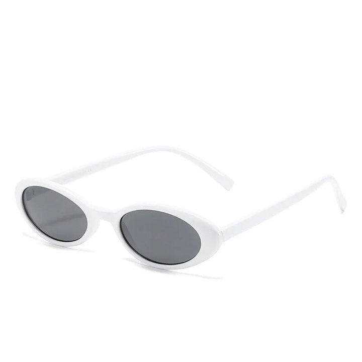 Vintage Oval Sunglasses UV400 Polycarbonate Lenses