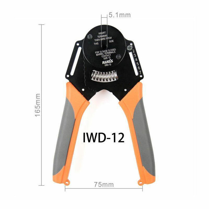 IWD-16 Crimper Harlley Cater Piller Hand Tool For Deutsch Connector Deutsch DT,DTM,DTP Terminal W2 Pliers 18/16/14 AWGl