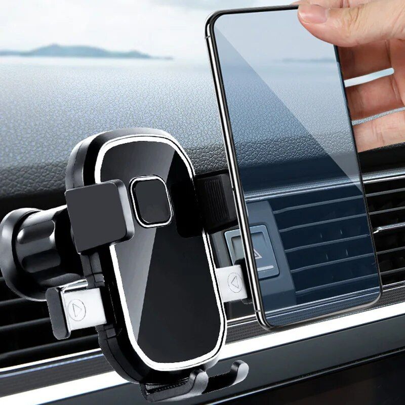 360¬∞ Rotating Auto-Gravity Phone Holder for Car Air Vent