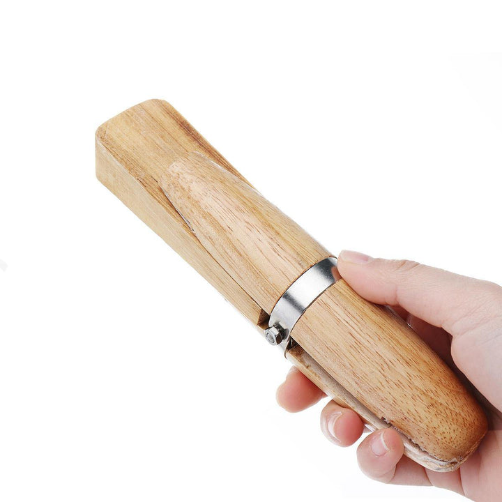 Wooden Ring Clamp Hand Hold Wedge Vise Holder Jewelry Making Tool