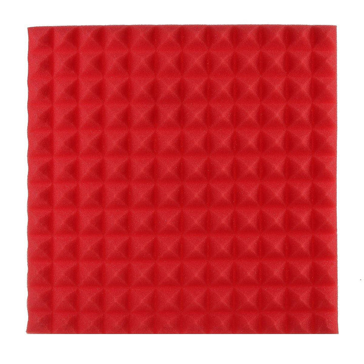 30x30x3cm 12PCS Soundproof Foams Sponge Sound Insulation Studio Wall Panel Tiles