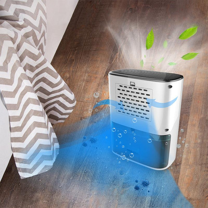 1200ml Dehumidifier Negative Ion Air Cleaner Energy Saving Air Dryer Digital Display Low Noise Auto-off for Bedroom Basement