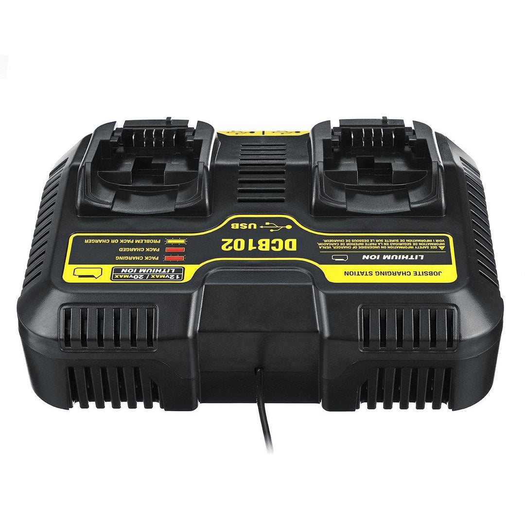 Dual Charger DCB200 DCB115 Lithium-Ion Battery DCB112 DCB105/015 Power Tool Battery Charger