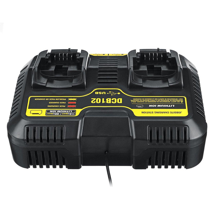 Dual Charger DCB200 DCB115 Lithium-Ion Battery DCB112 DCB105/015 Power Tool Battery Charger