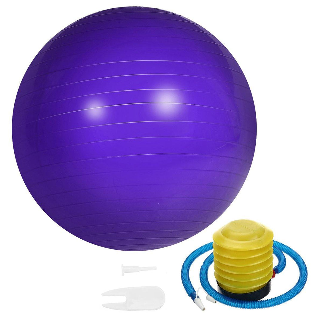 45cm Yoga Ball Fitness Sport Pilate Birthing Exercise Massage Gym Ball With Pump