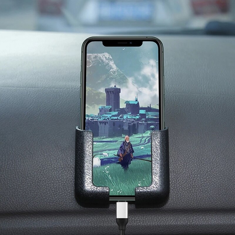 Compact Universal Car Phone Holder ‚Äì Versatile Mount for All Smartphones