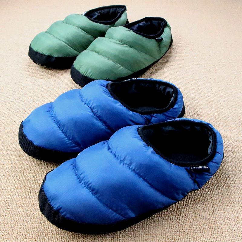 Couple Bag Heel Soft-soled Down Cotton Shoes