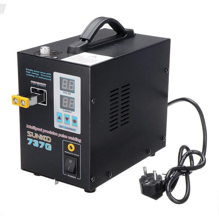 SUNKKO 737G 220V Battery Spot Welder Hand Held Welding Machine with Pulse & Current Display - MRSLM