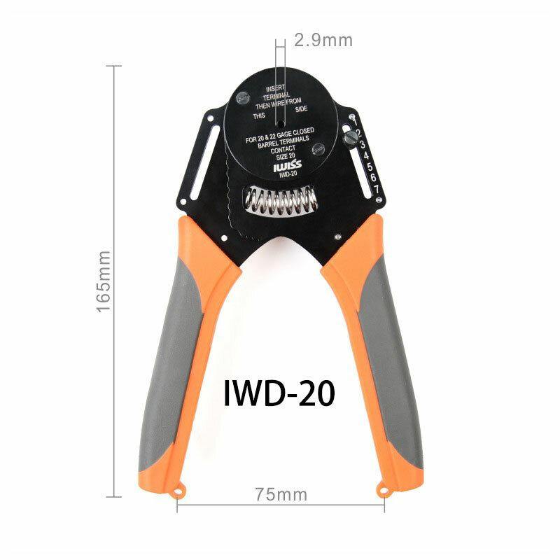 IWD-16 Crimper Harlley Cater Piller Hand Tool For Deutsch Connector Deutsch DT,DTM,DTP Terminal W2 Pliers 18/16/14 AWGl