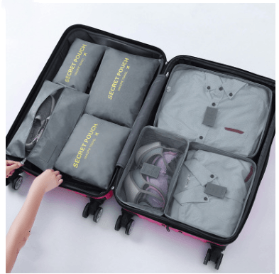 Durable Waterproof Nylon Packing Cube Travel Organizer Bag - MRSLM