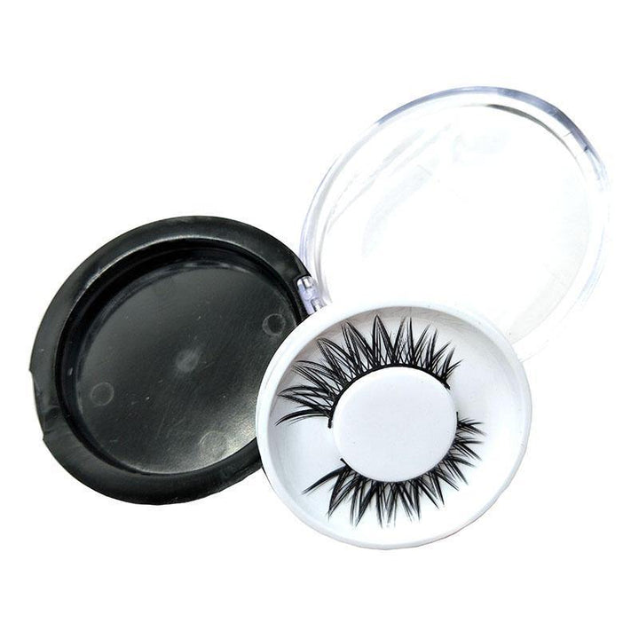 1Pair 3D Black Thick Lenthening Eye Lashes Handmade False Eyelashes Crisscross Makeup Tools