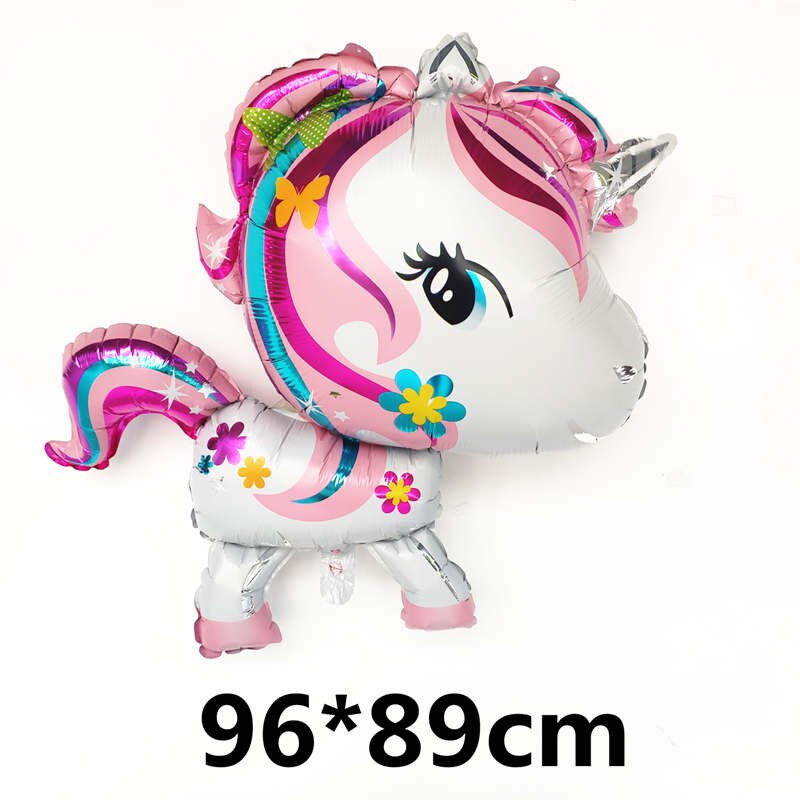 3D Rainbow Unicorn Balloons for Party Decoration