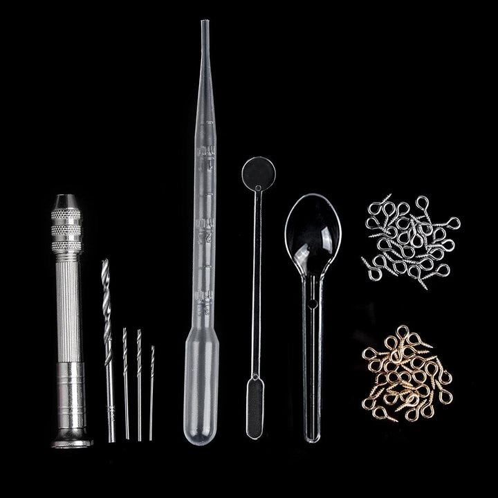 184Pcs Resin Casting Mold Silicone DIY Mold Jewelry Pendant Mould Making Craft Kit