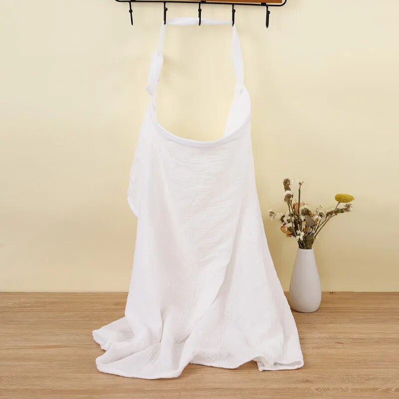 Breathable Muslin Cotton Nursing Cover for Privacy & Comfort