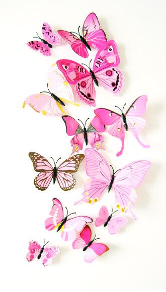 3D Magnet Butterfly Party Decorations