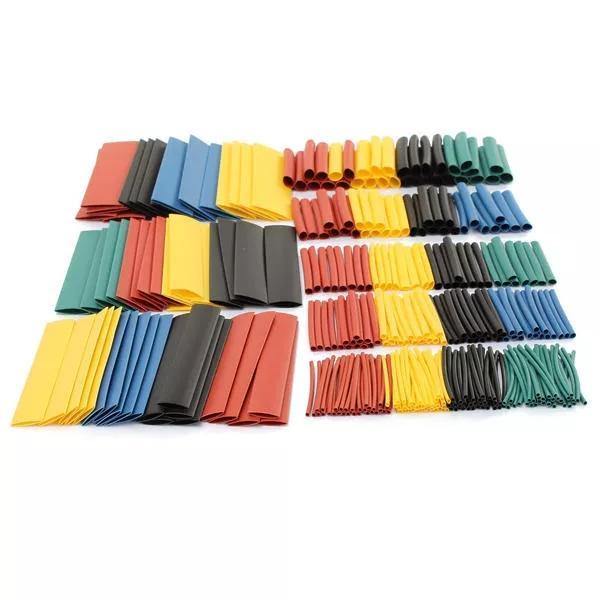 Soloop 3280Pcs 2:1 Polyolefin Halogen-Free Heat Shrink Tube Sleeving 5 Color 8 Size - MRSLM