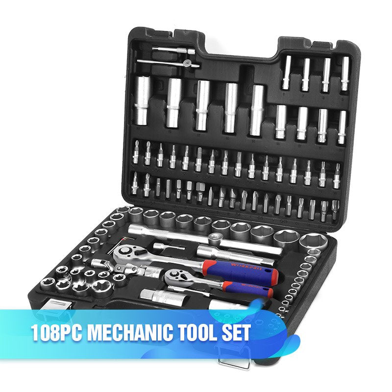 Ratchets and Sockets Hand Tools 123 pcs Set