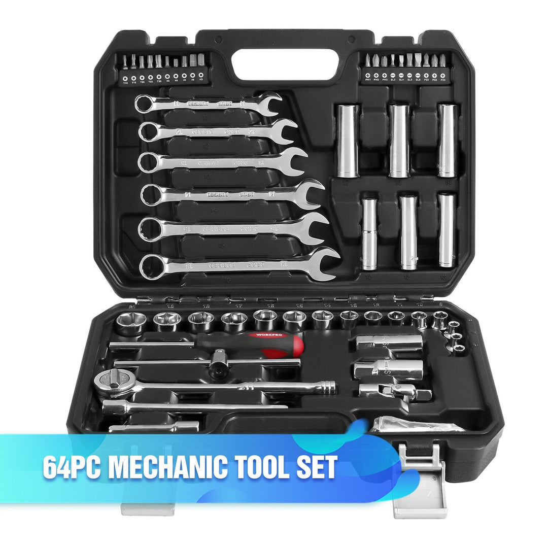 Ratchets and Sockets Hand Tools 123 pcs Set