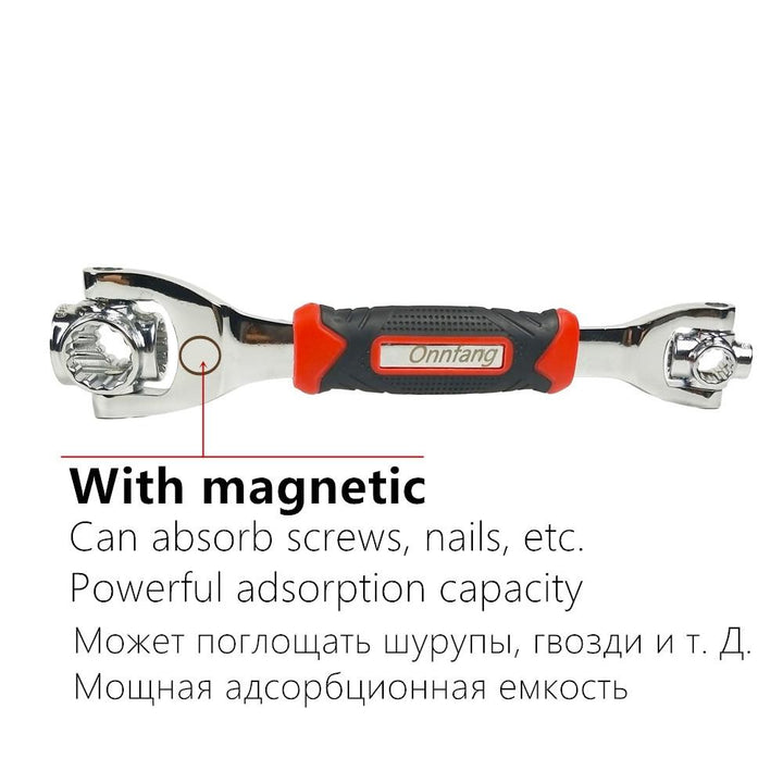 8-in-1 Stainless Steel Socket Wrench