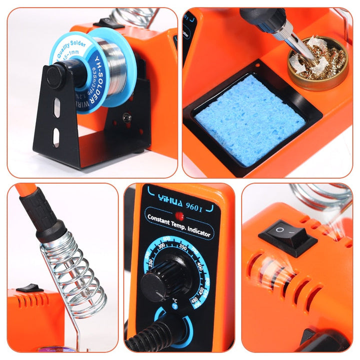 Compact Soldering Kit with Clips