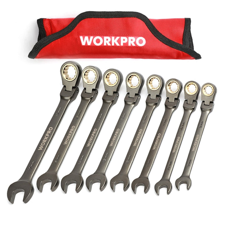 Wrenches Set with Flex-Head Ratchets