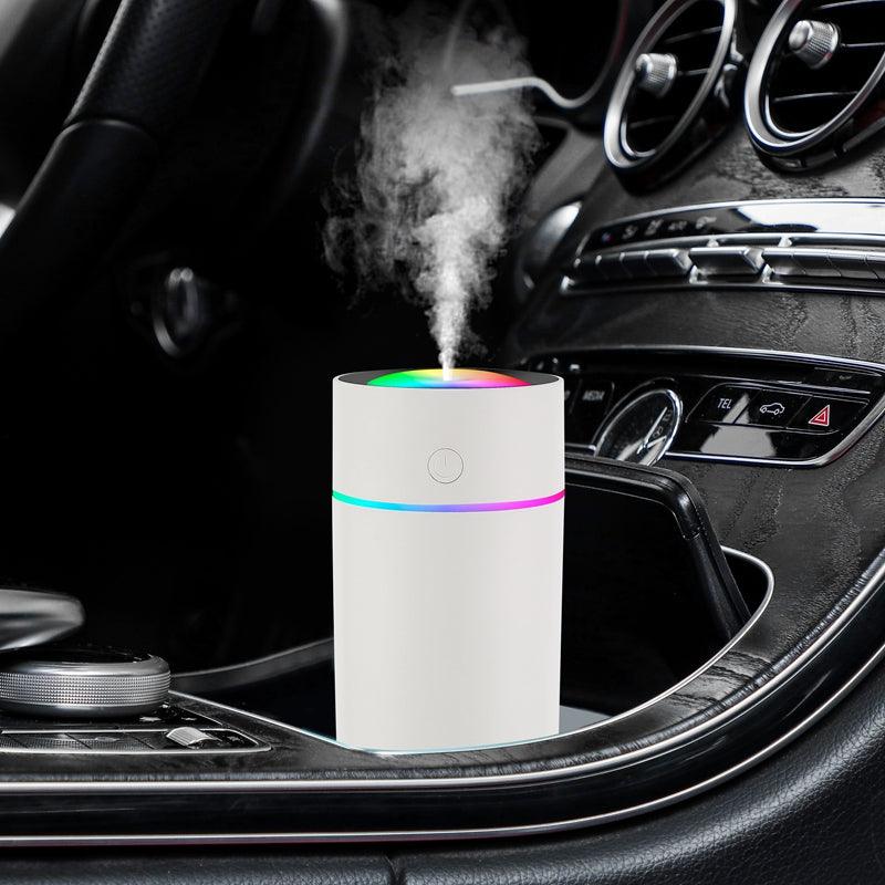 320ml Humidifier USB Ultrasonic Aroma Diffuser Mist Maker Fogger with Colorful Lights for Home Car Office