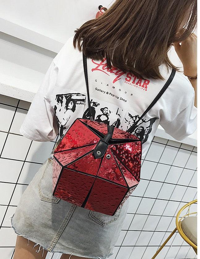 New wave high-grade bag oceanic laser single shoulder large capacity class handbag