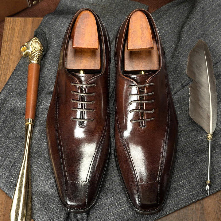 Casual Oxford Leather Shoes Korean Leather Men's Shoes