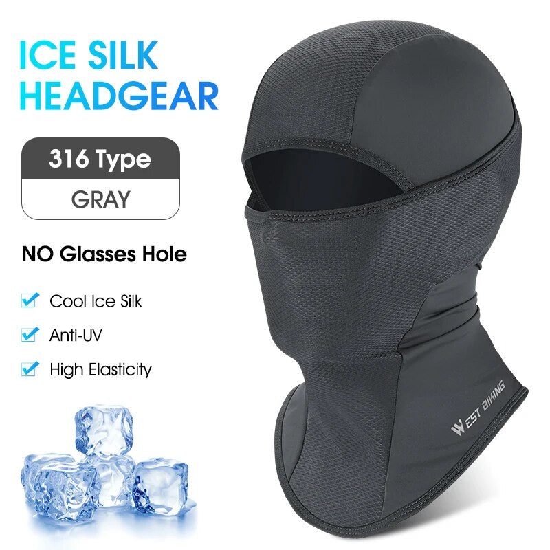 Summer and Winter Balaclava Cycling Cap - Breathable Full Face Cover for Outdoor Sports