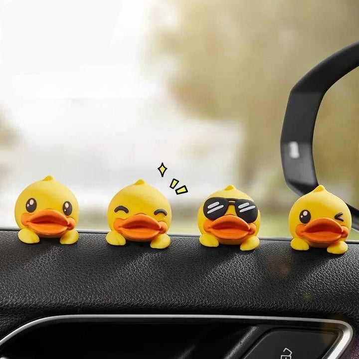 Cute Yellow Duck Car Decoration