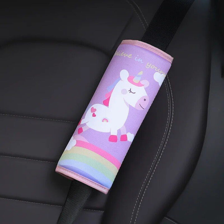 Kid's Comfort Car Seatbelt Protector with Cartoon Design