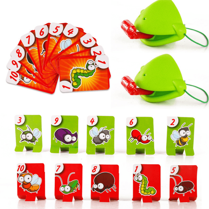 Funny Chameleon Lizard Toy Mask Wagging Tongue