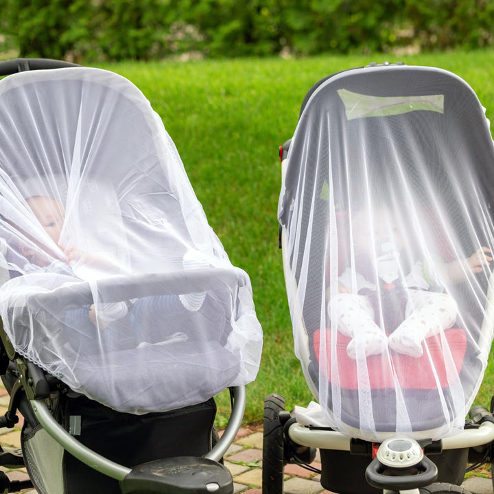 Portable Infant Carriage Mesh: Safe Sleep & Mosquito Shield