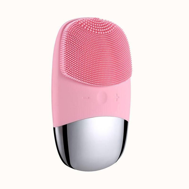 3-in-1 Electric Silicone Facial Cleansing Brush: Deep Pore Cleaning & Massaging