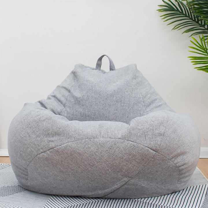 2 Sizes Large Bean Bag Chair Couch Sofa Covers Indoor Lazy Lounger For Adults Baby Seats Protector