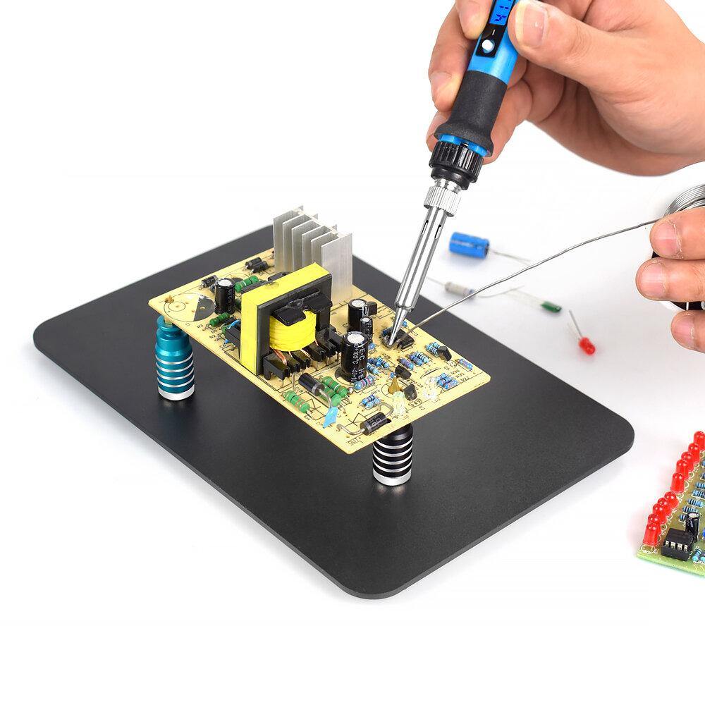 NEWACALOX Magnetic Base PCB Board Fixing Clip Soldering Helping Hand Welding Repair Fixture for Soldering