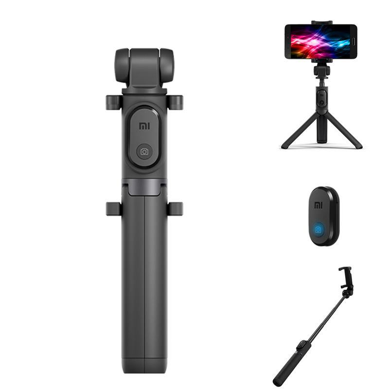 Original Xiaomi 2 in 1 bluetooth Mini Extendable Folding Tripod Selfie Stick For Mobile Phone