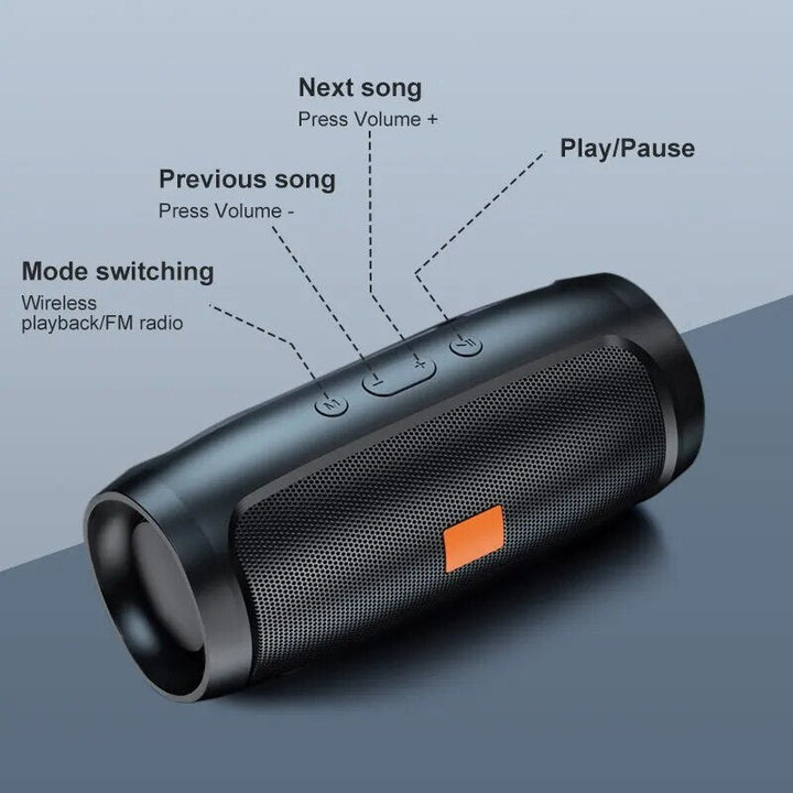 Portable Stereo Bluetooth Speaker